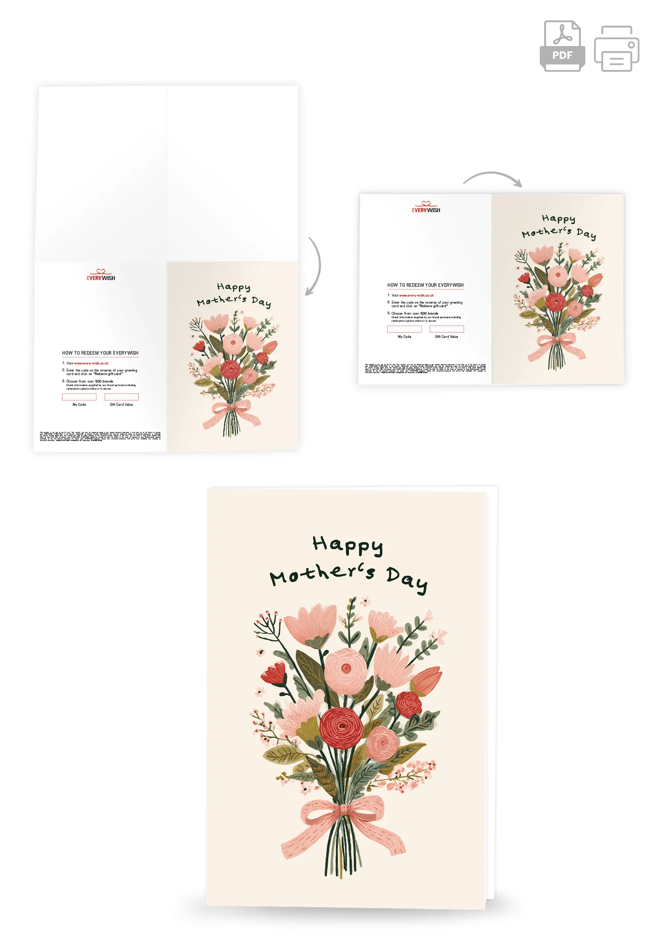 Happy Mother's Day - Bouquet Pink - Image 4