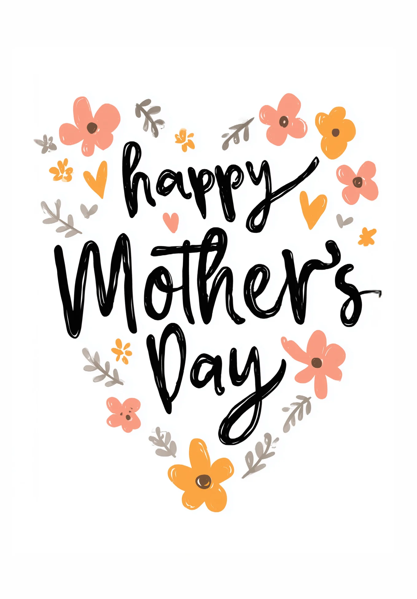 Happy Mother's Day - Flower Heart - Image 2