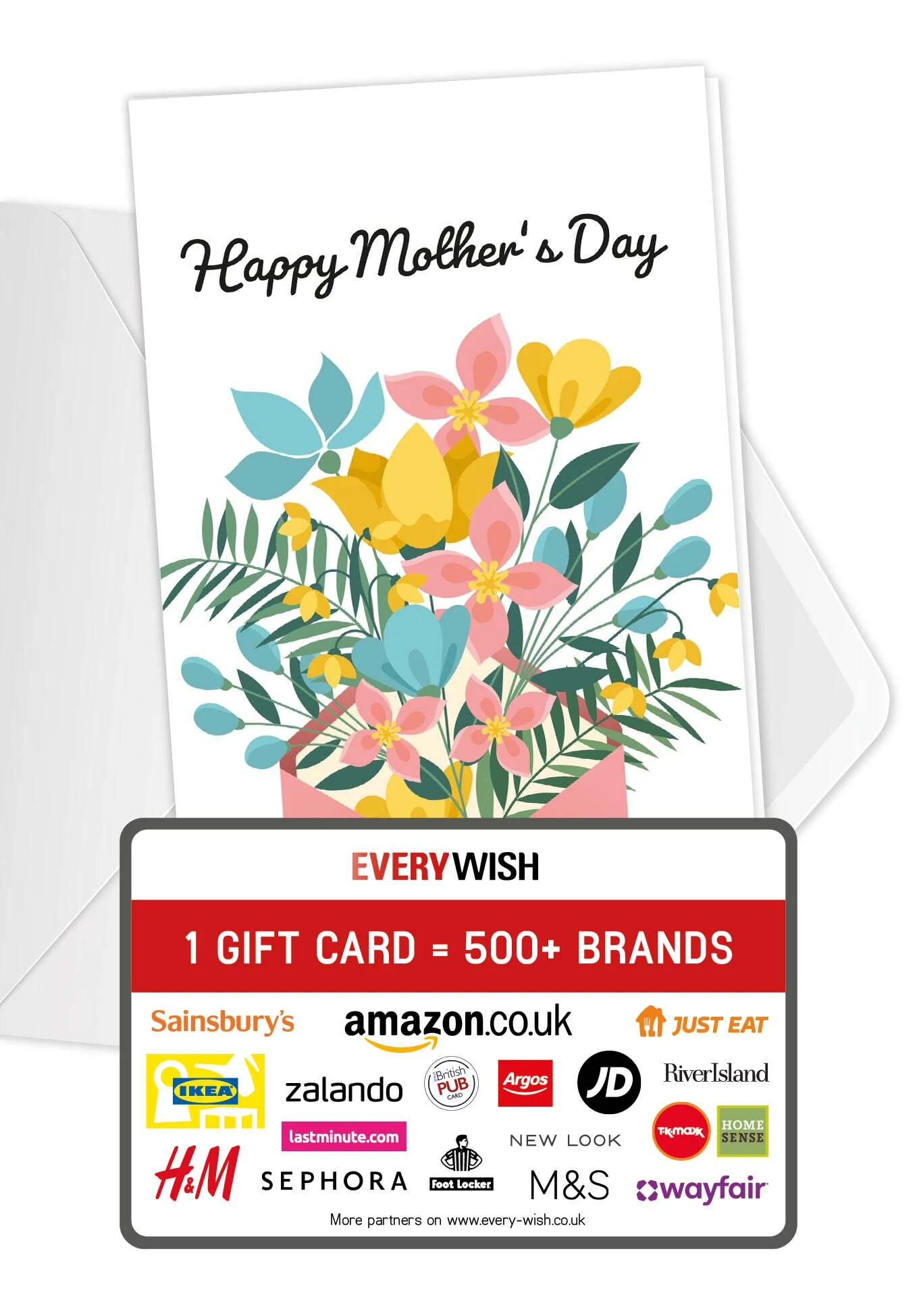 Happy Mother's Day - Flowers in an envelope PDF