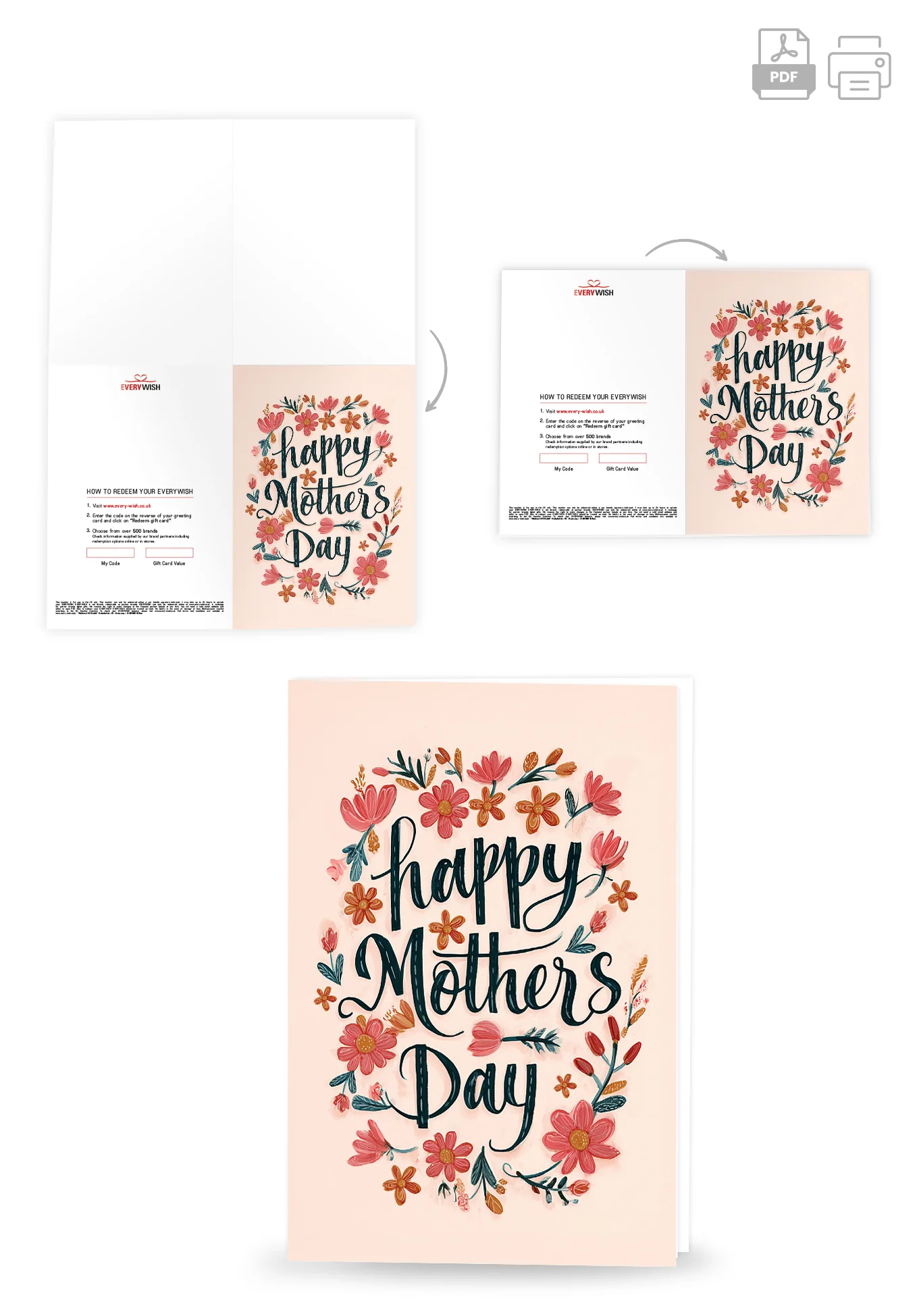 Happy Mothers Day - Flowers Pink - Image 4