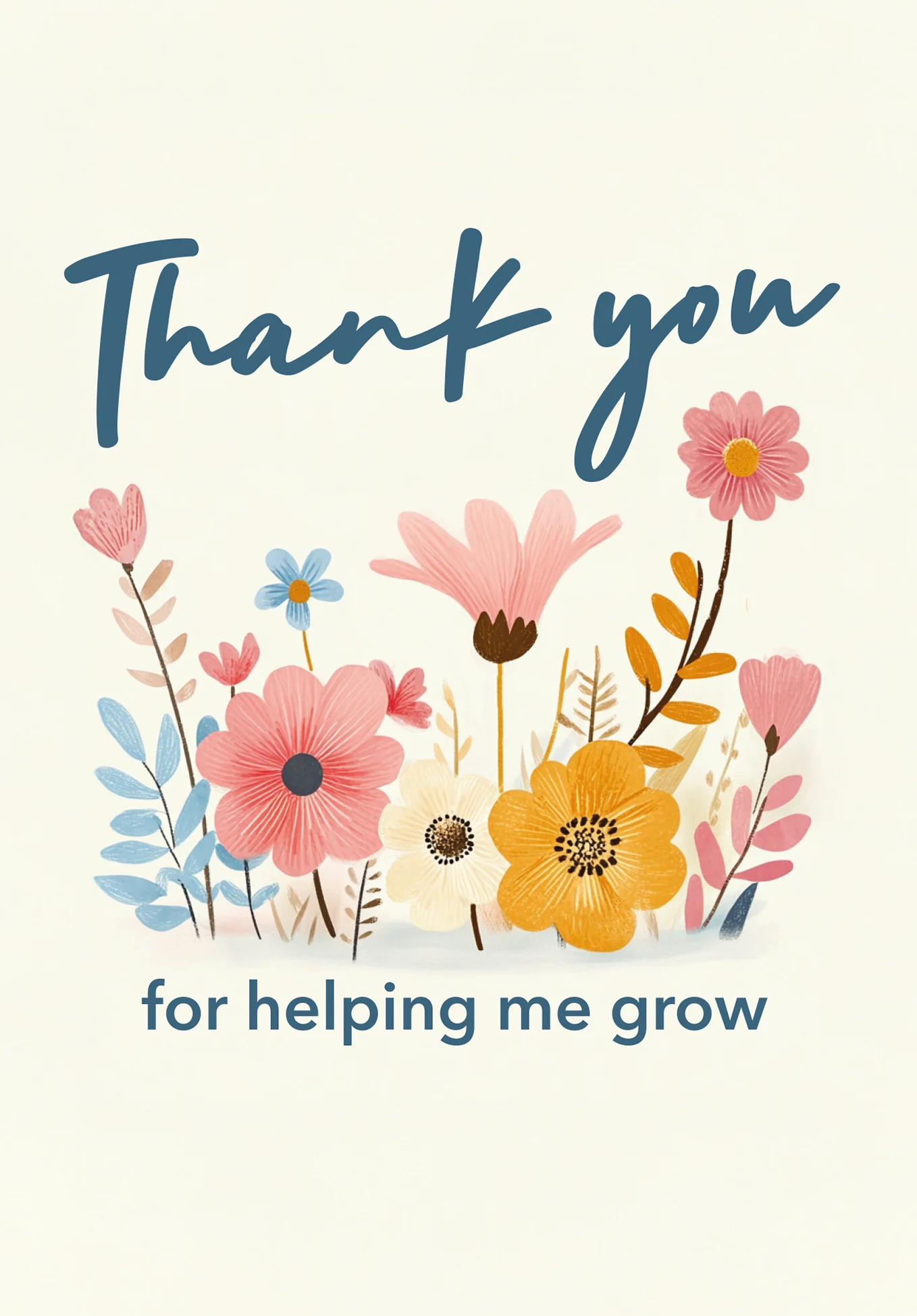 Helping me grow - Flower Colourful - Image 2