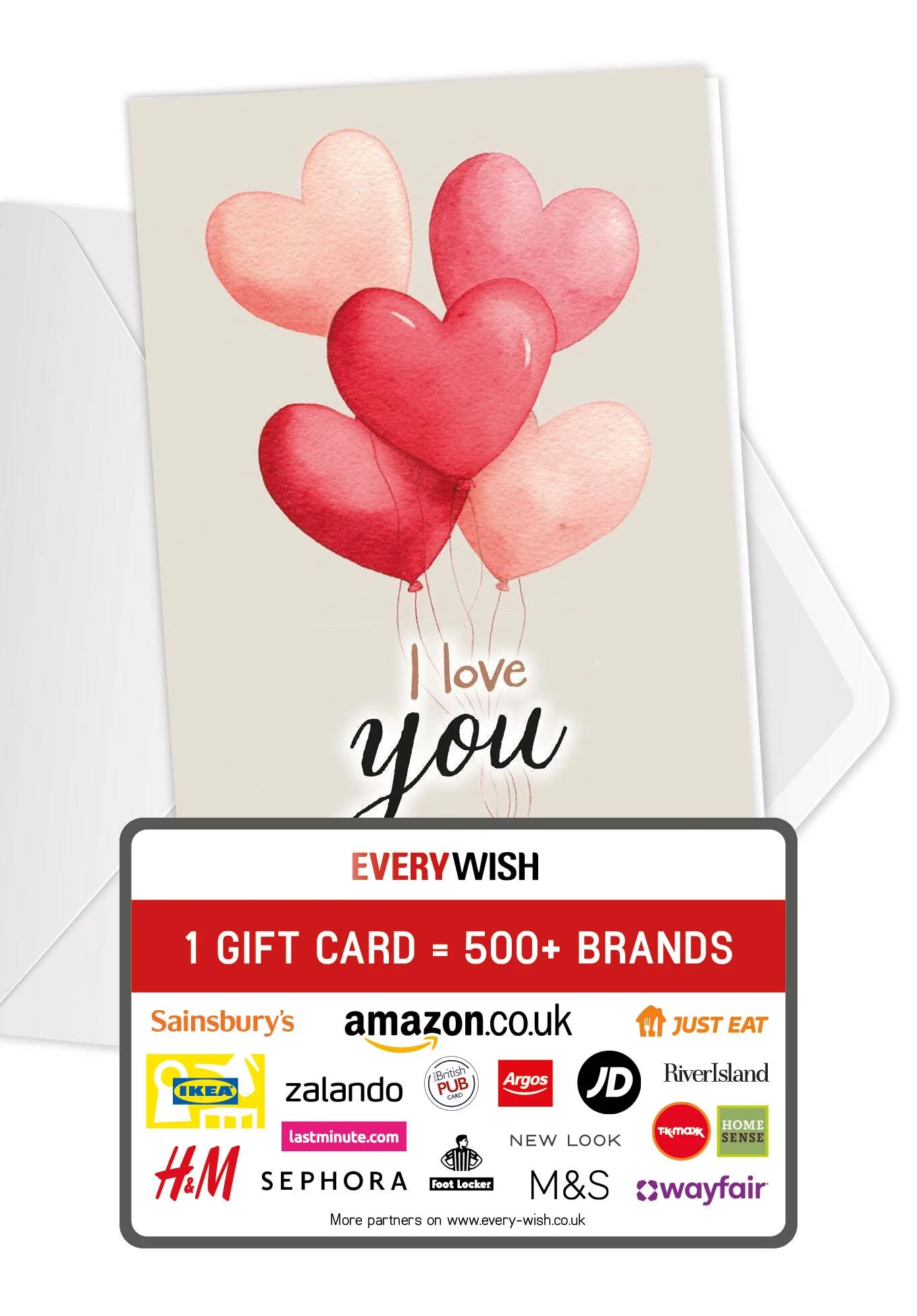 I love you - Heart Balloons PDF