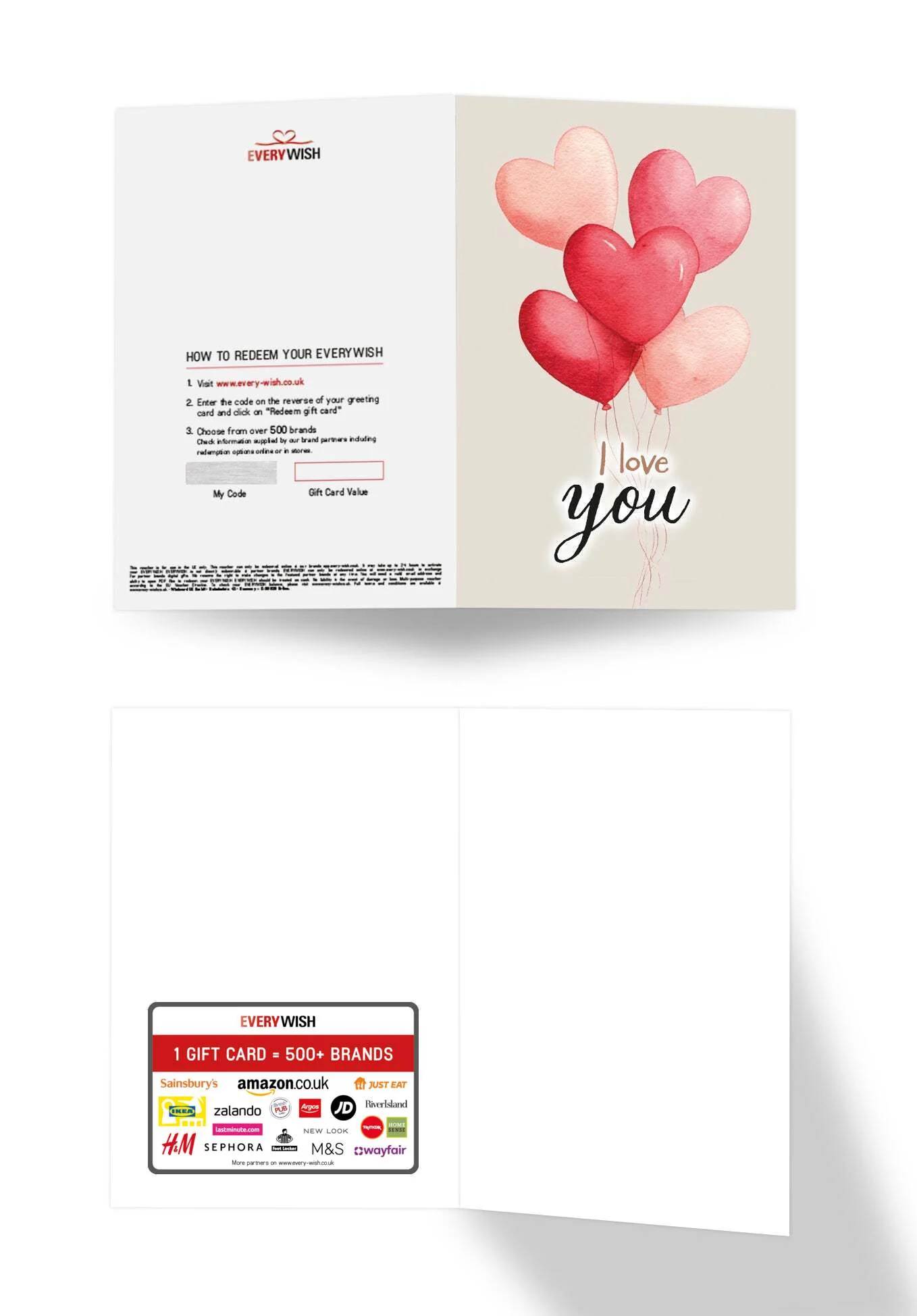 I love you - Heart Balloons PDF - Image 3