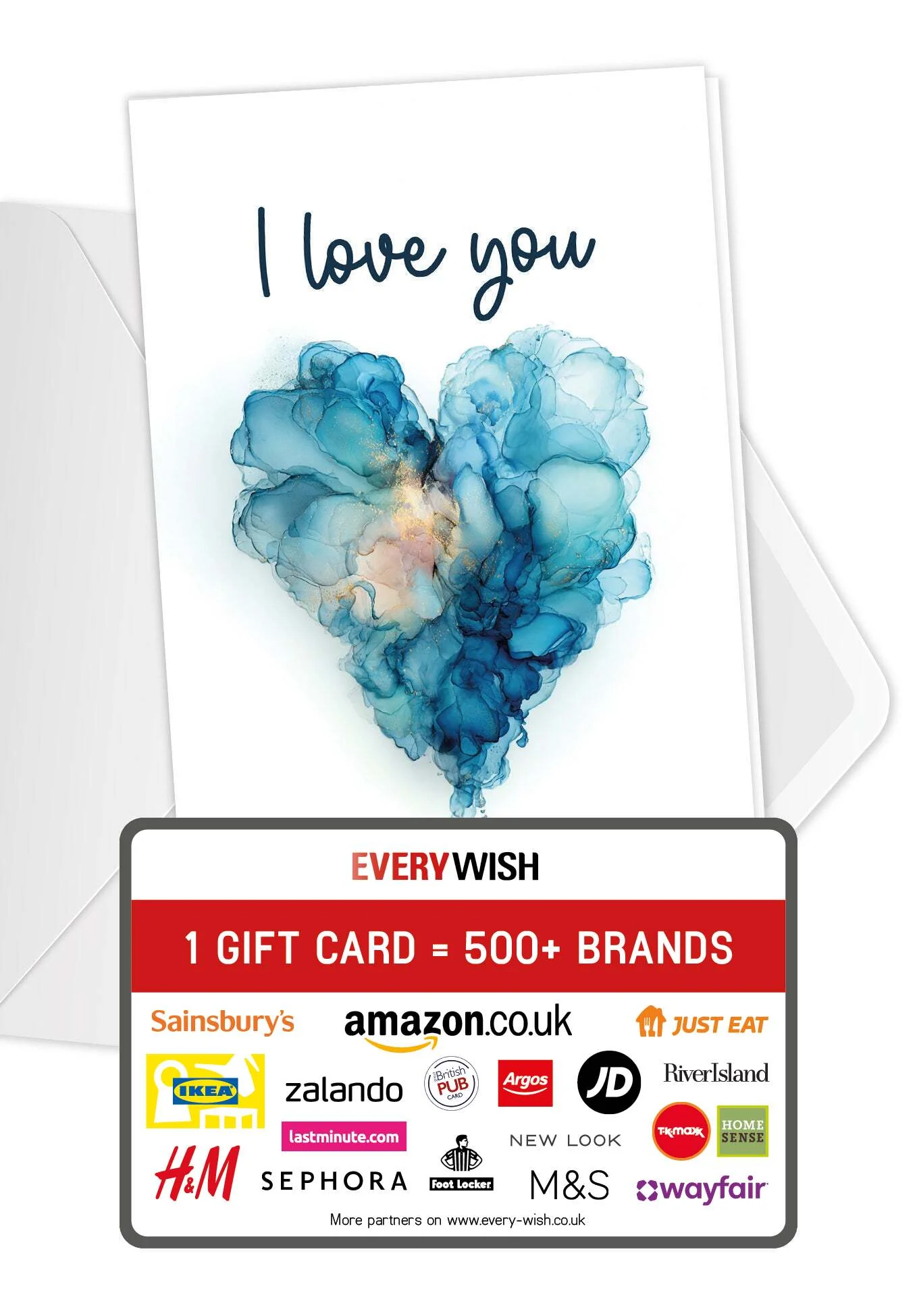 I love you - Heart Blue PDF