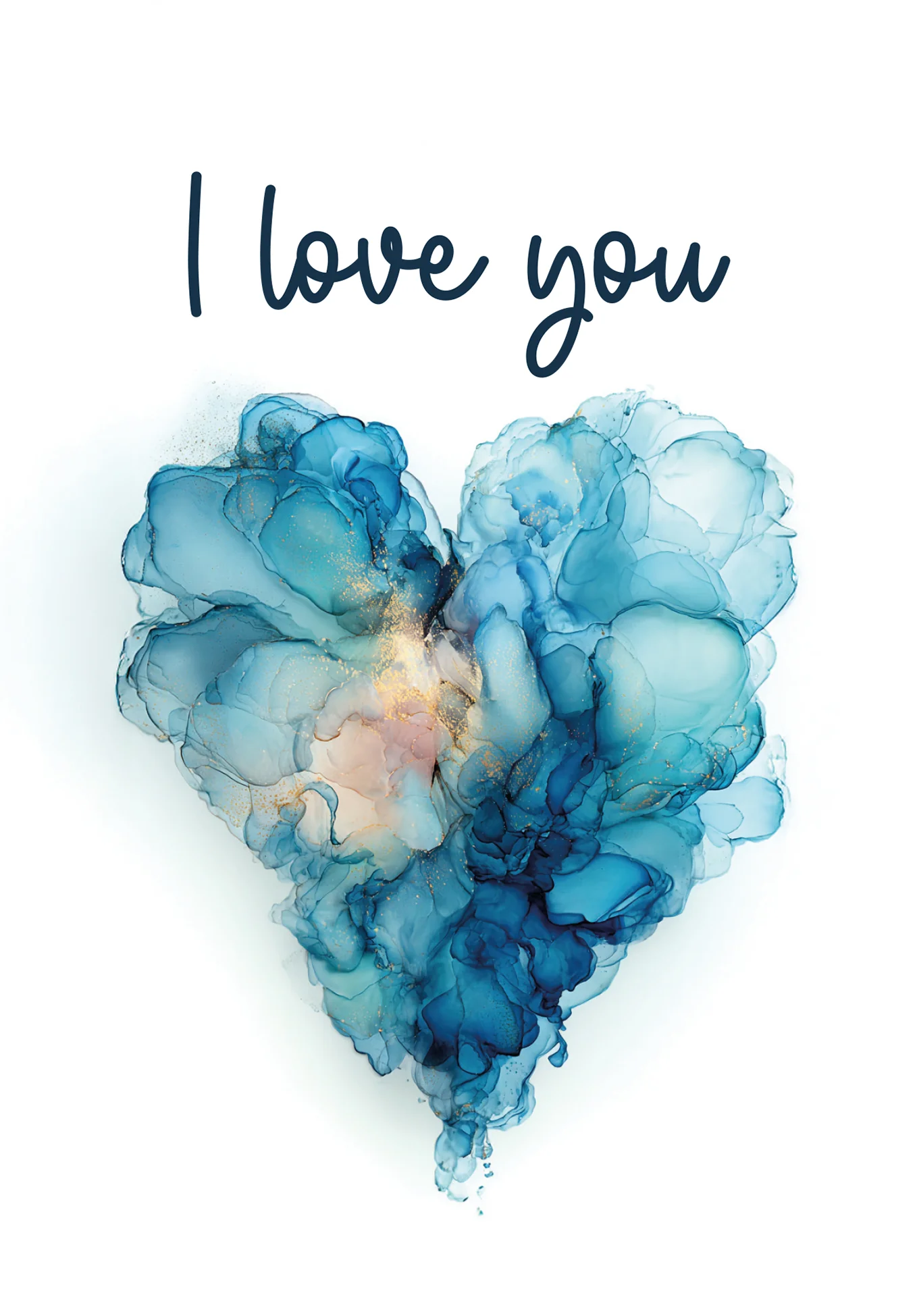 I love you - Heart Blue PDF - Image 2