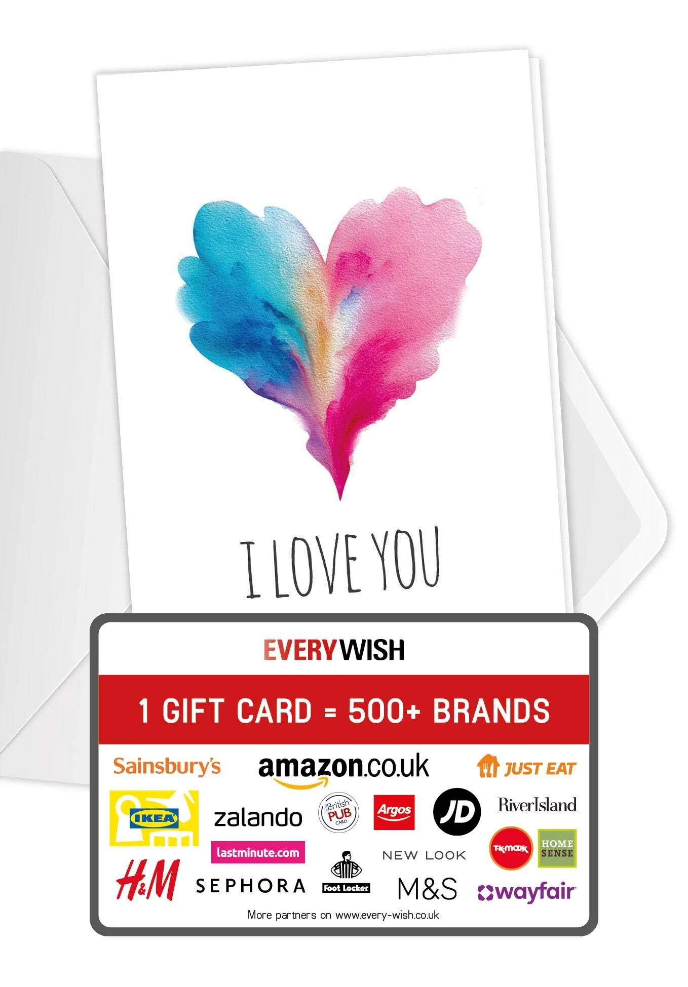 I love you - Heart Blue-Pink PDF