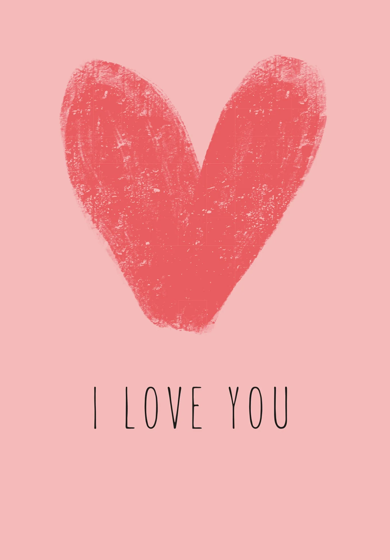 I love you - Heart pink PDF - Image 2