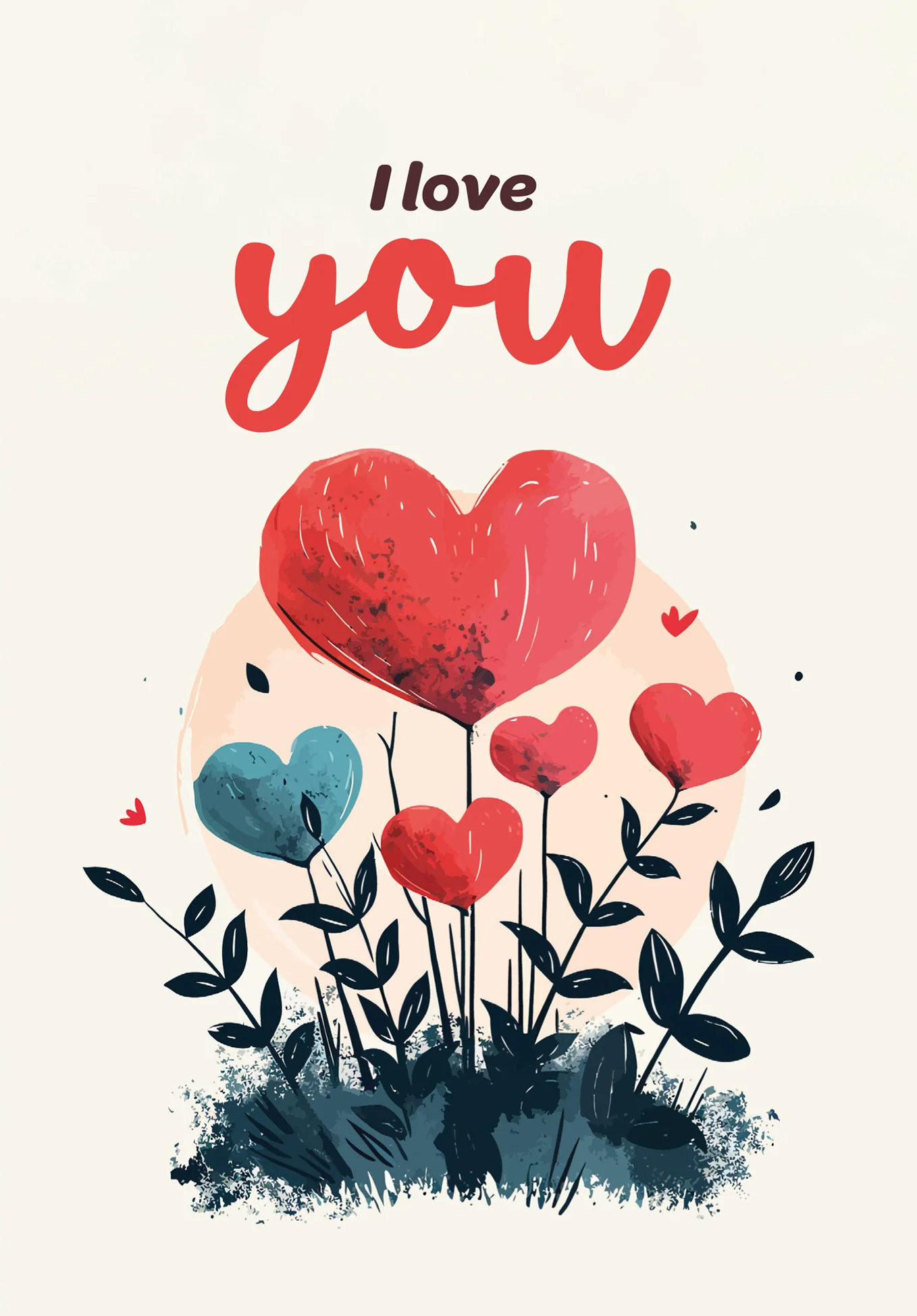 I love you - Heartflowers - Image 2