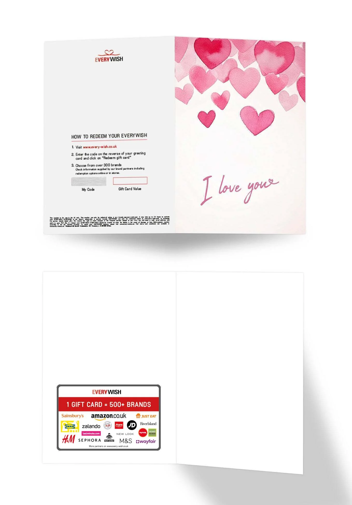 I Love You - Pink Hearts - Image 3