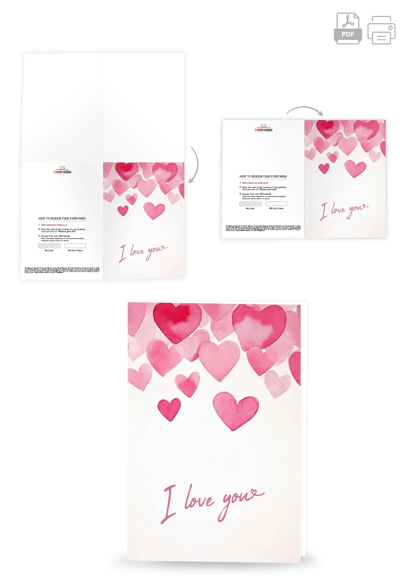 I Love You - Pink Hearts PDF - Image 4