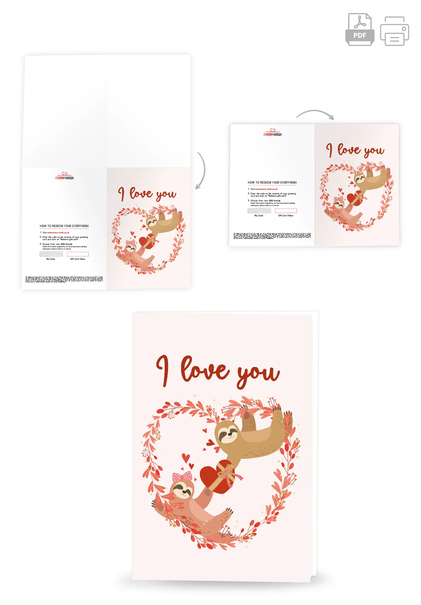 I love you - Sloth Heart PDF - Image 4
