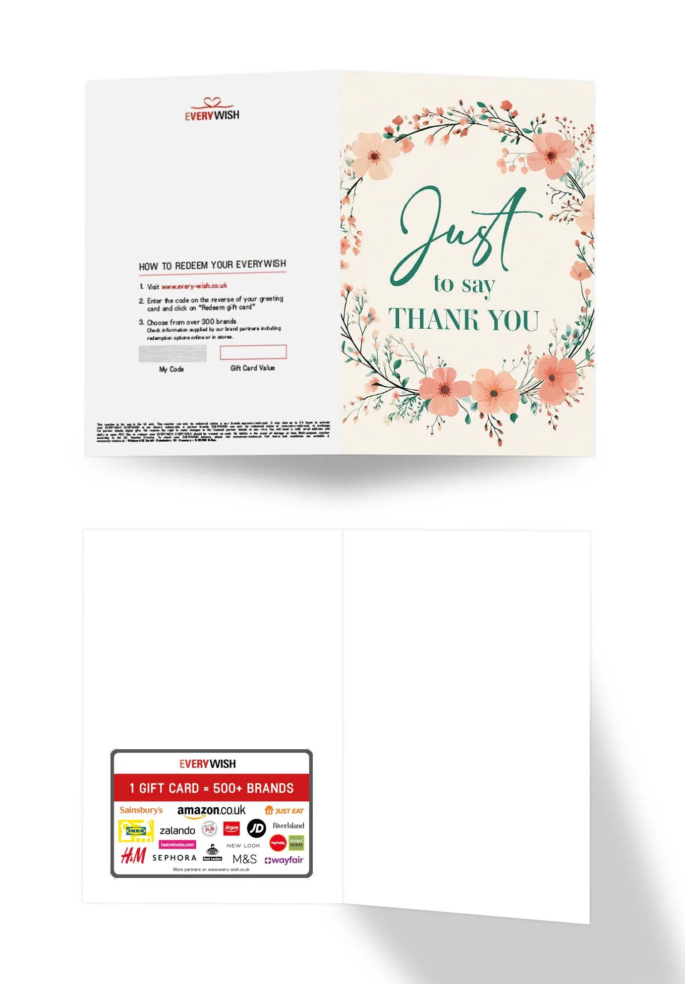 Just Thank you - Flower Wreath - Image 3