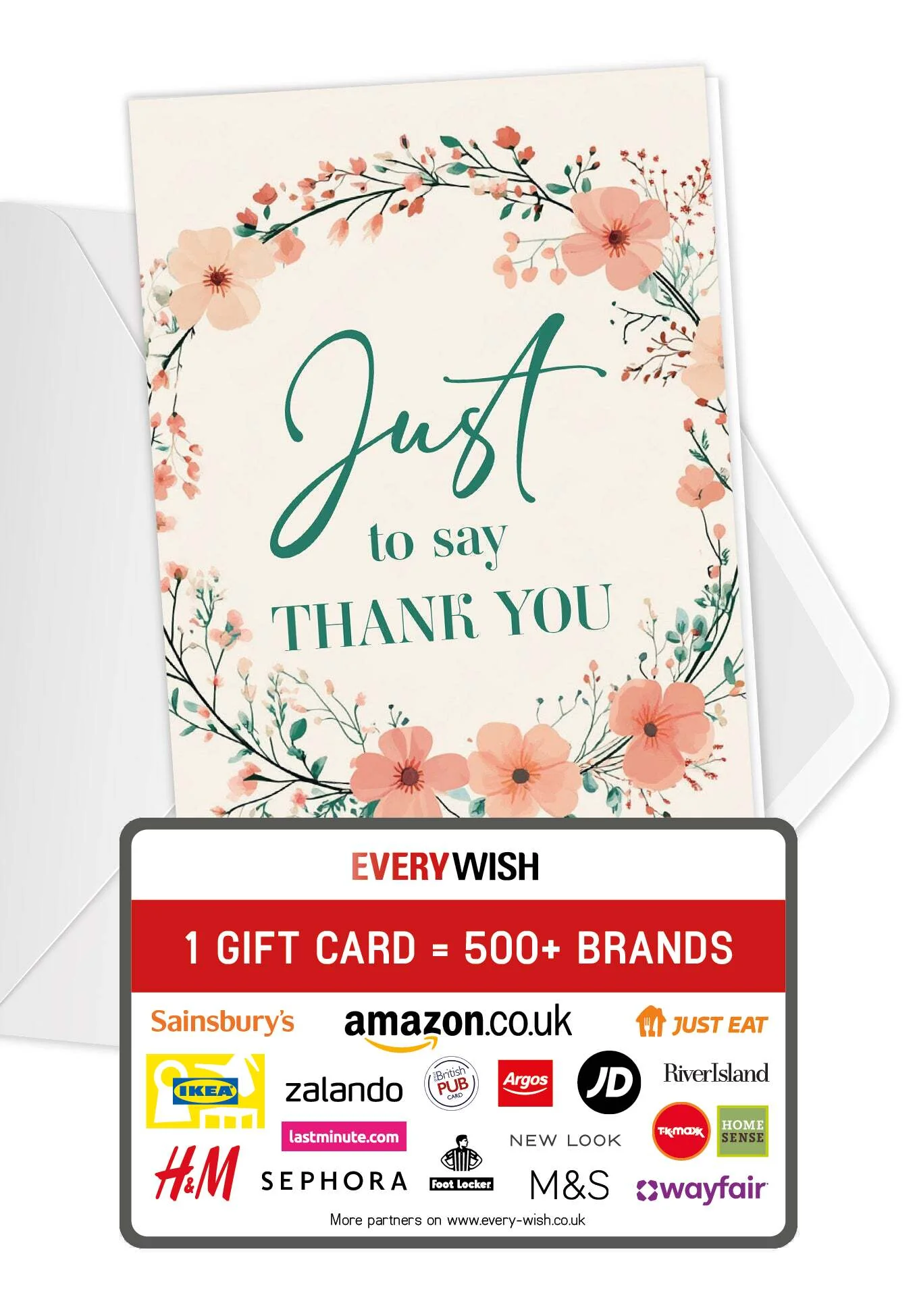 Just Thank you - Flower Wreath PDF