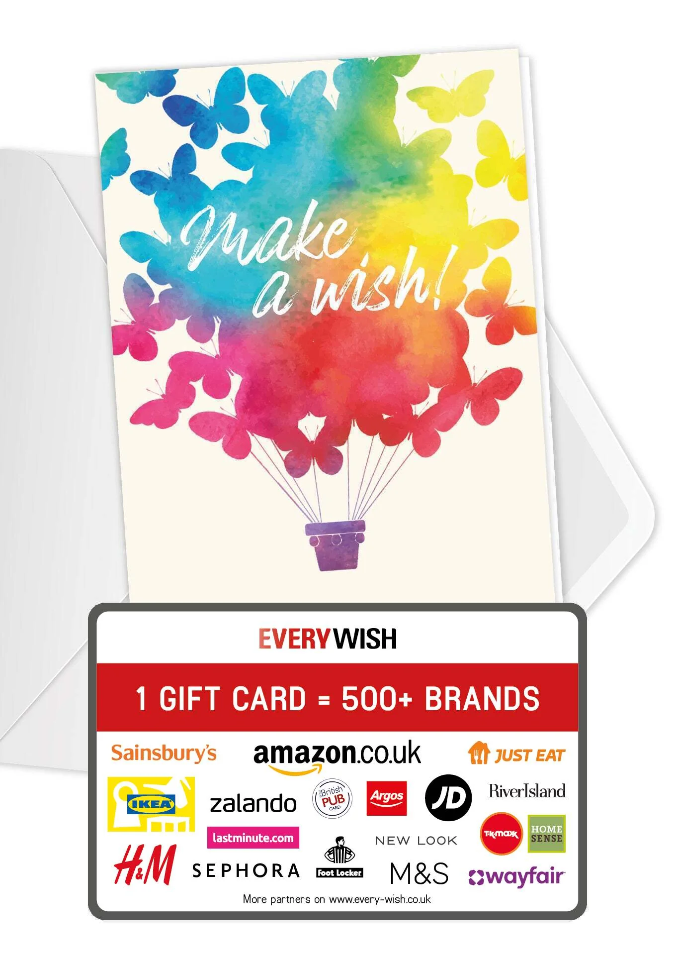 Make a wish - Butterfly PDF (Optional: With logo for an additional € 2)