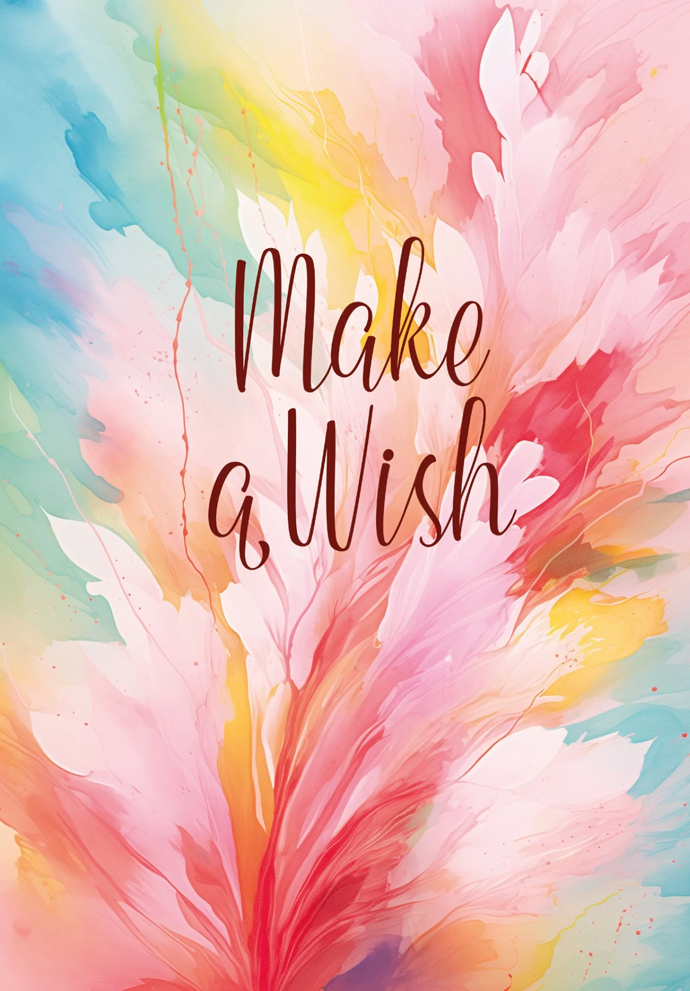 Make a wish - Colourful Pink PDF - Image 2