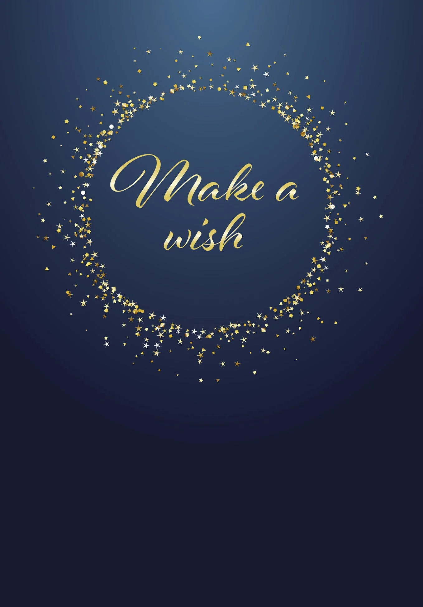 Make a wish - Gold Blue PDF - Image 2