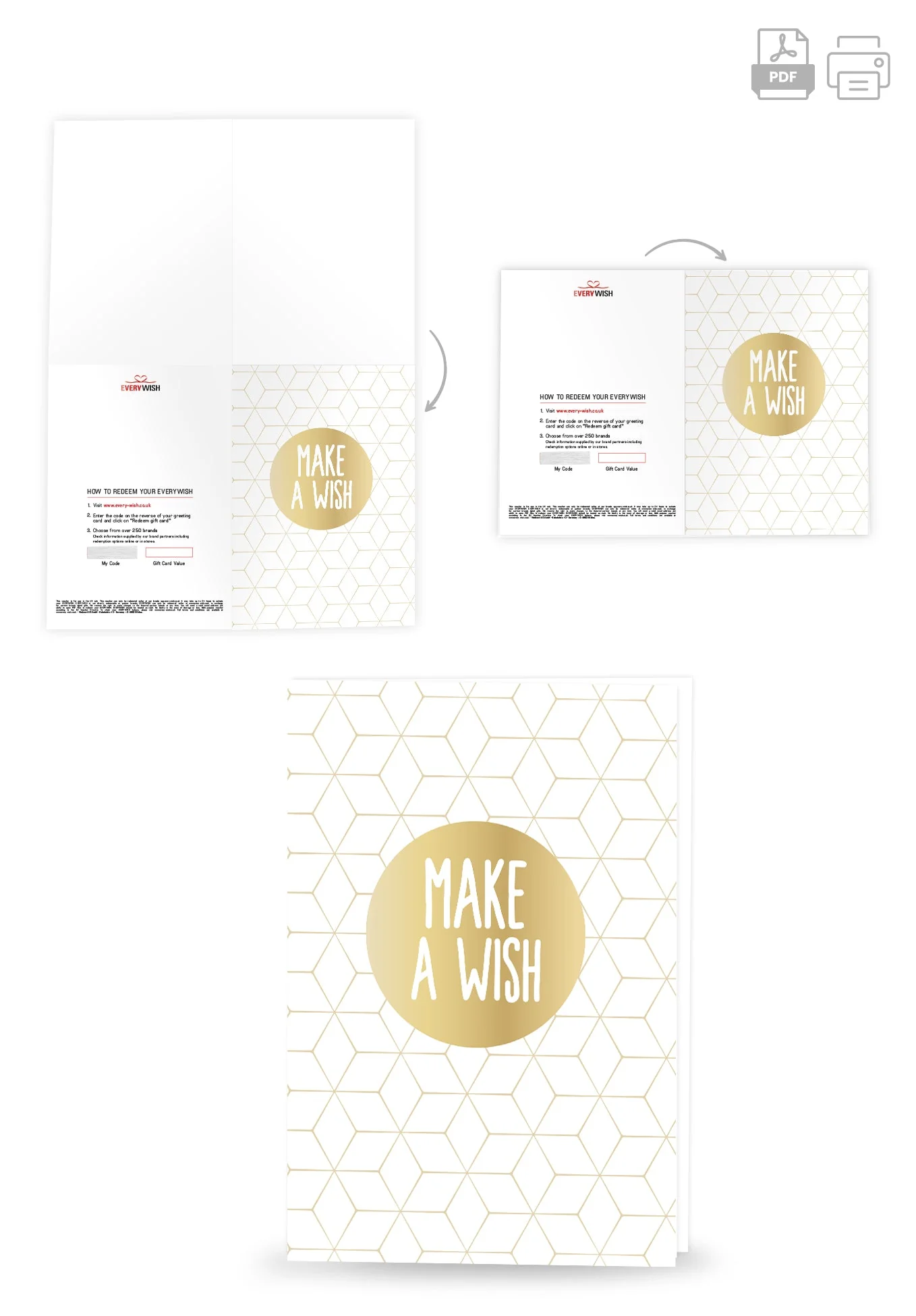Make a wish - Gold Circle PDF - Image 4