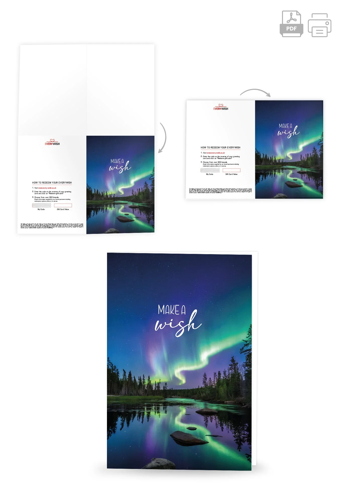 Make a wish - Northern Lights Forest PDF - Image 4