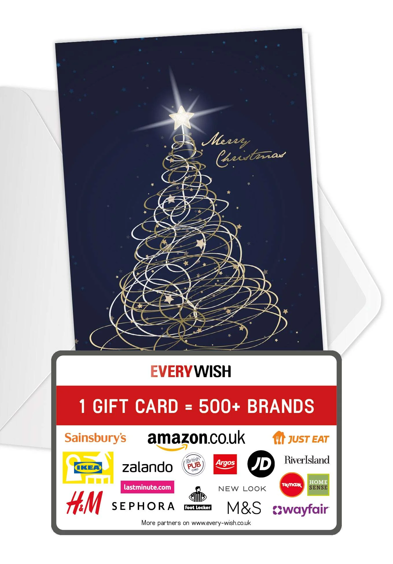 Merry Christmas - Christmas Tree Blue PDF