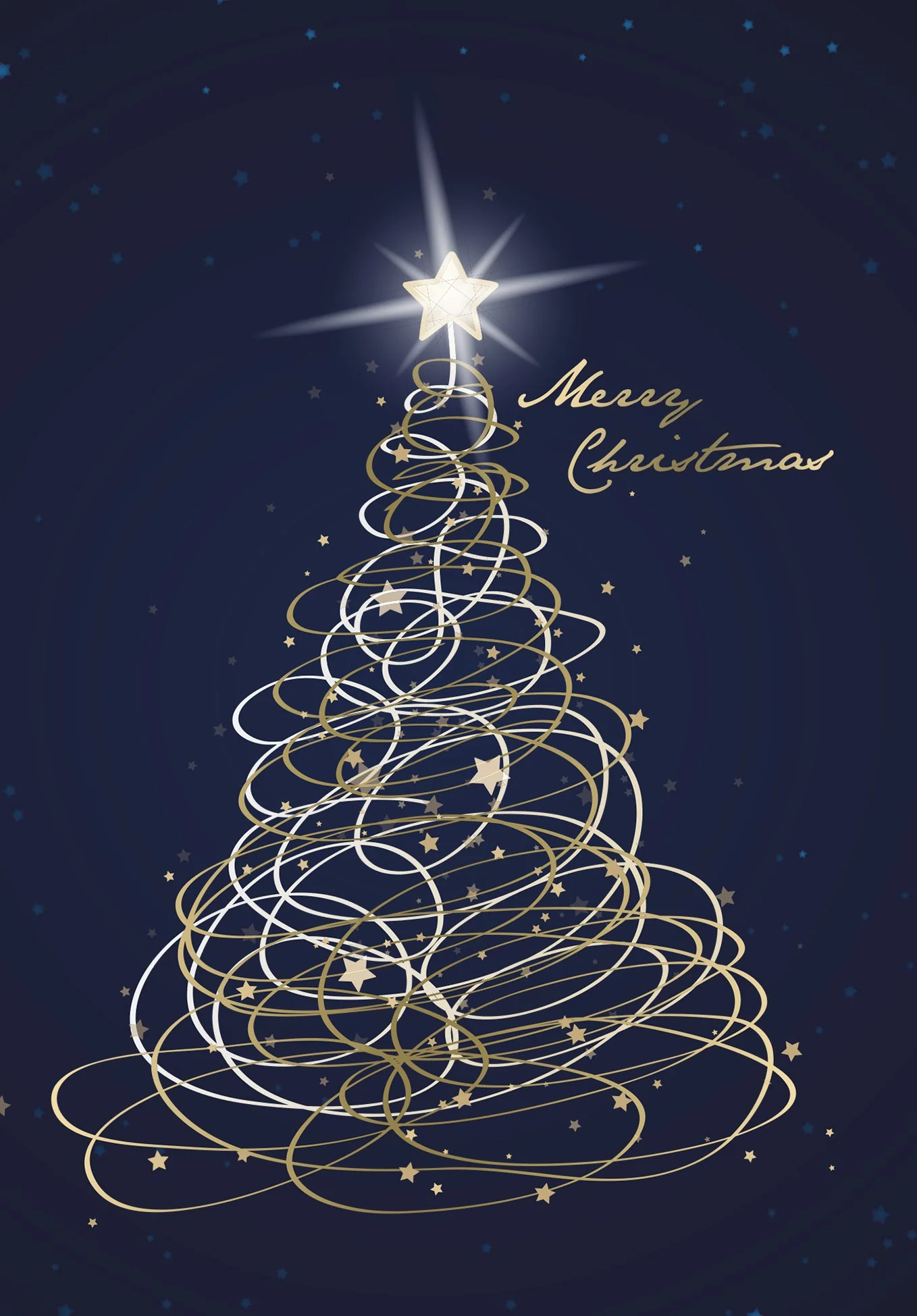 Merry Christmas - Christmas Tree Blue PDF - Image 2