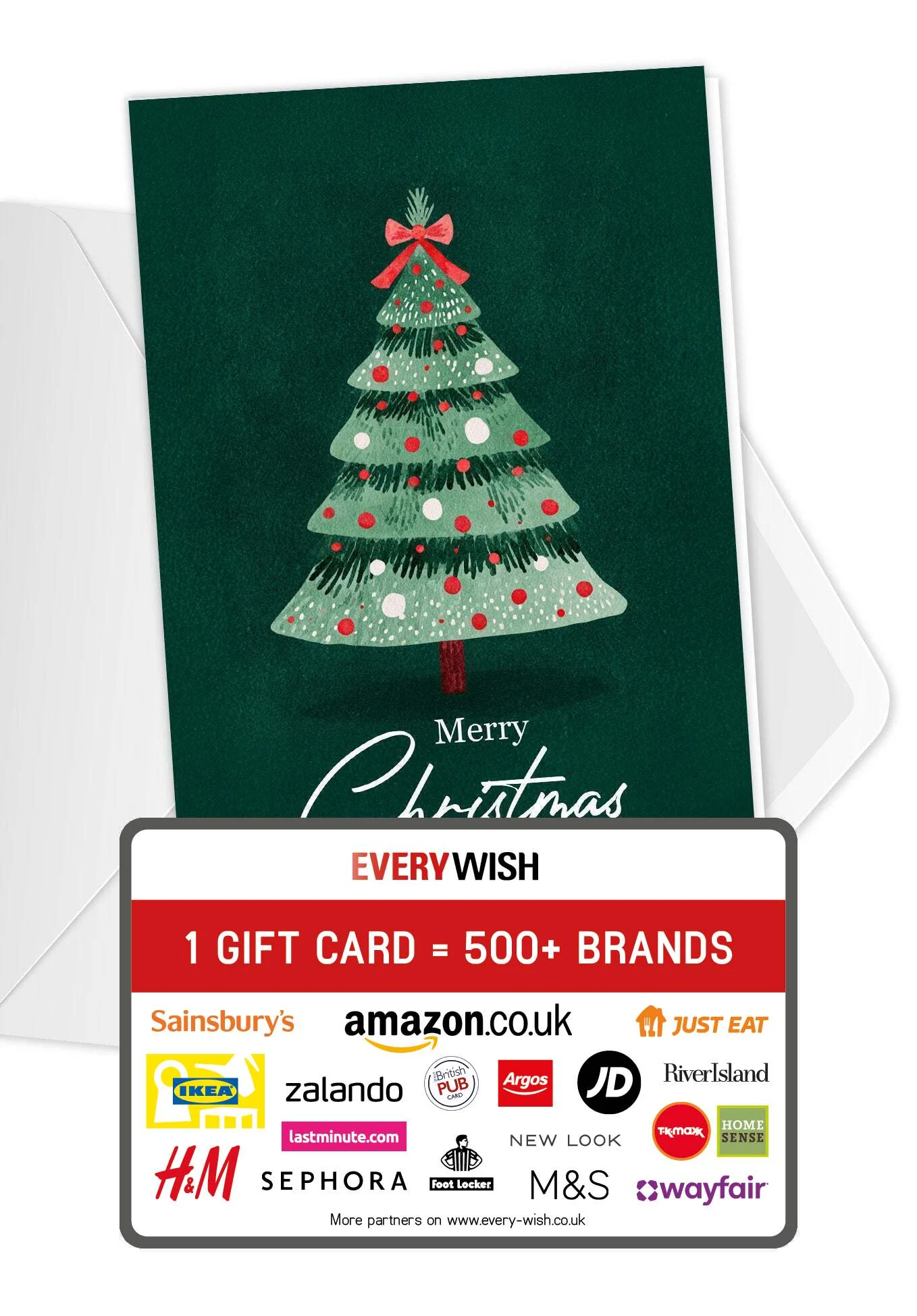 Merry Christmas - Christmas Tree Green PDF