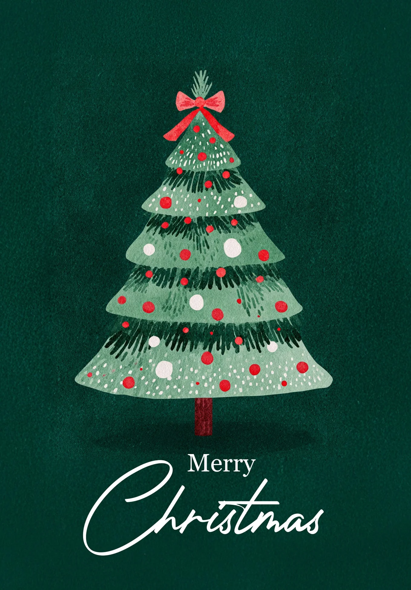 Merry Christmas - Christmas Tree Green PDF - Image 2