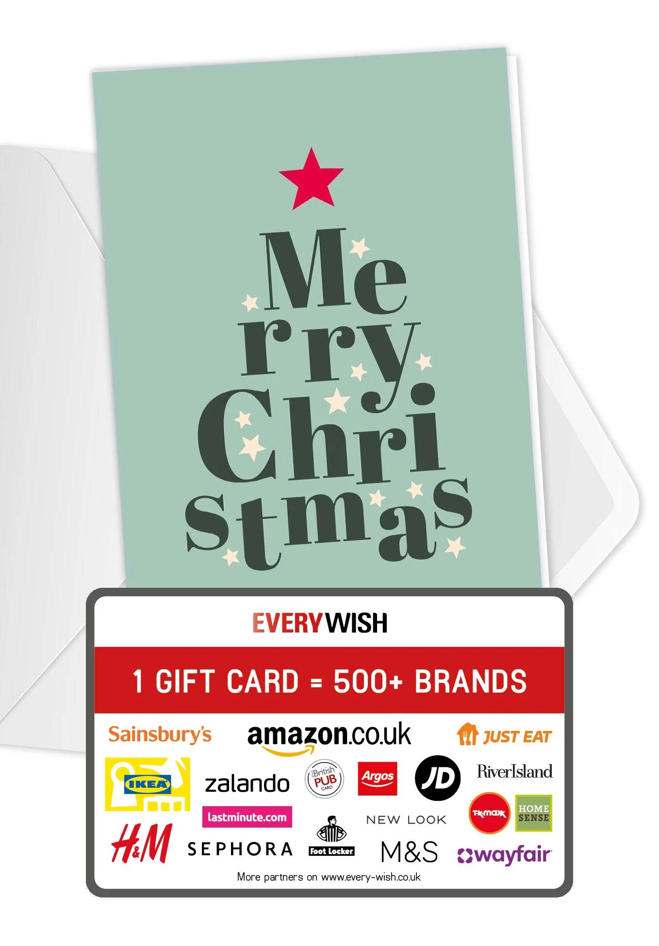 Merry Christmas - Letters Christmas Tree PDF