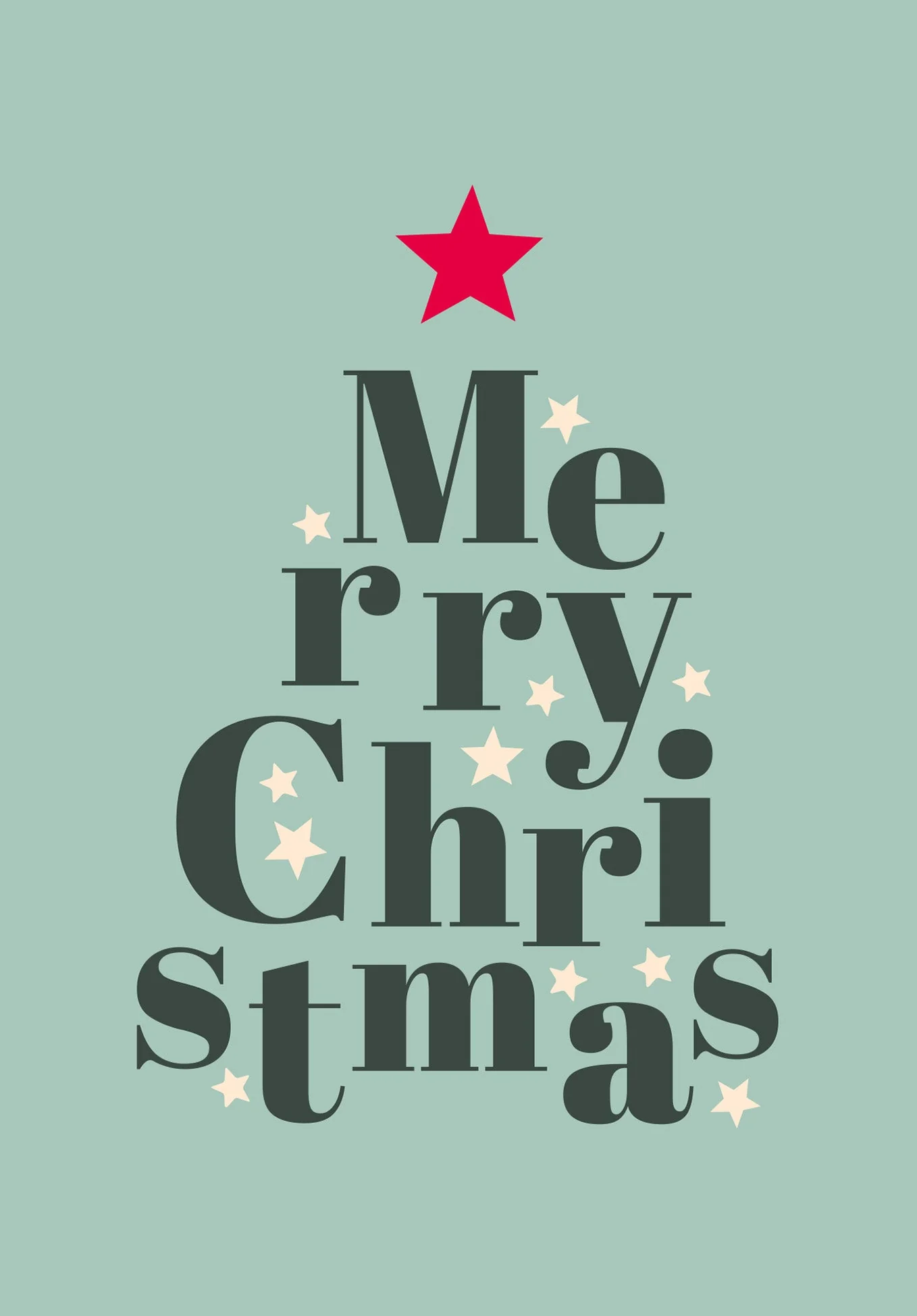 Merry Christmas - Letters Christmas Tree PDF - Image 2
