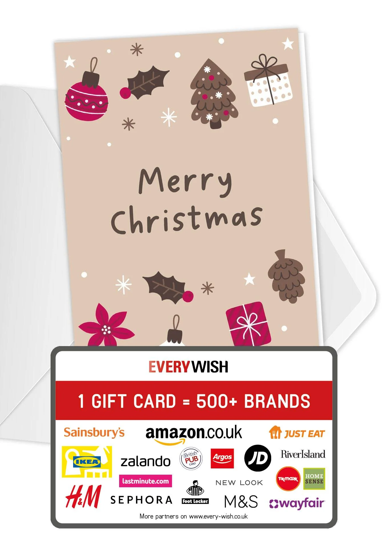 Merry Christmas - Ornaments Beige PDF