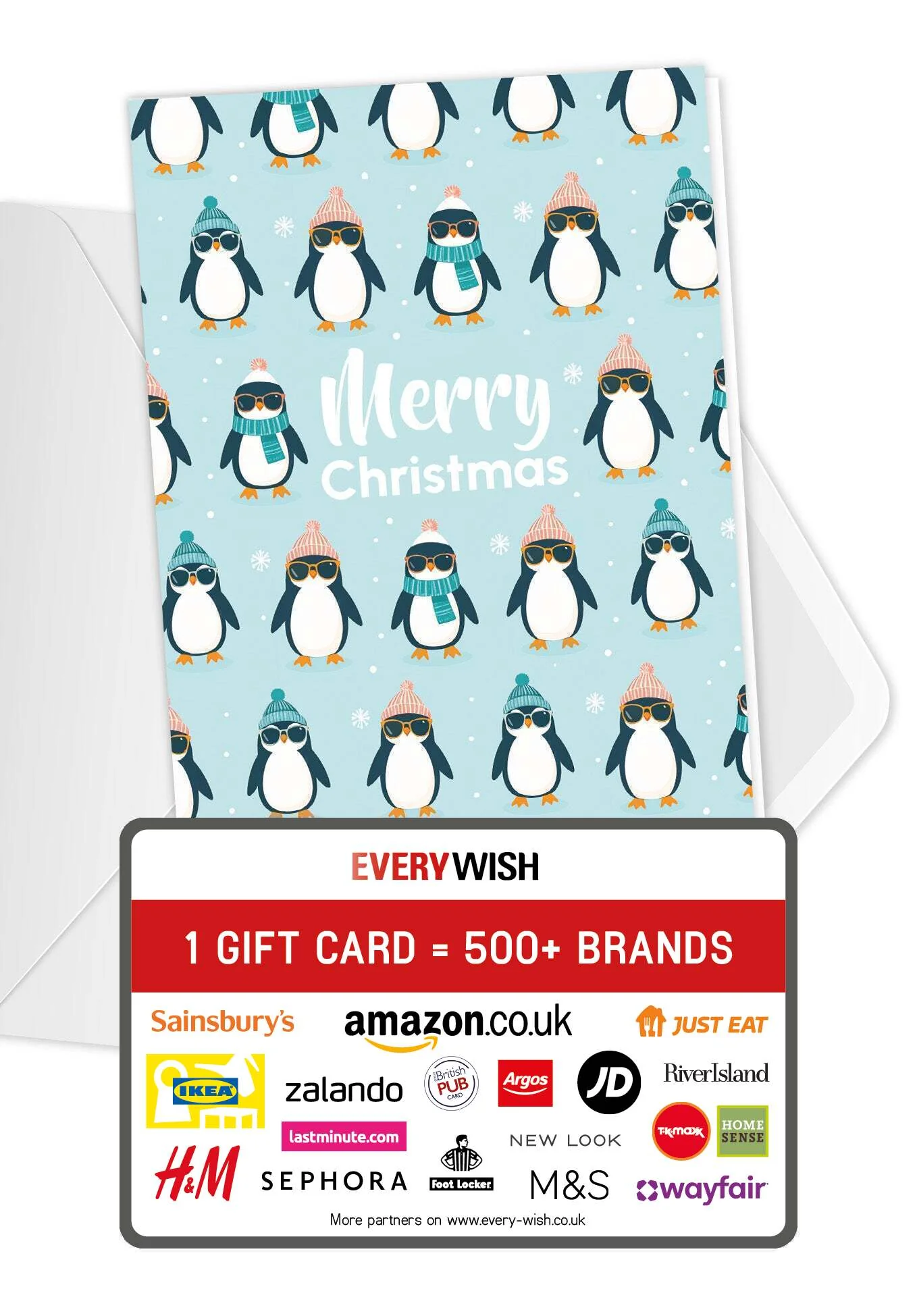 Merry Christmas - Penguin Pattern PDF