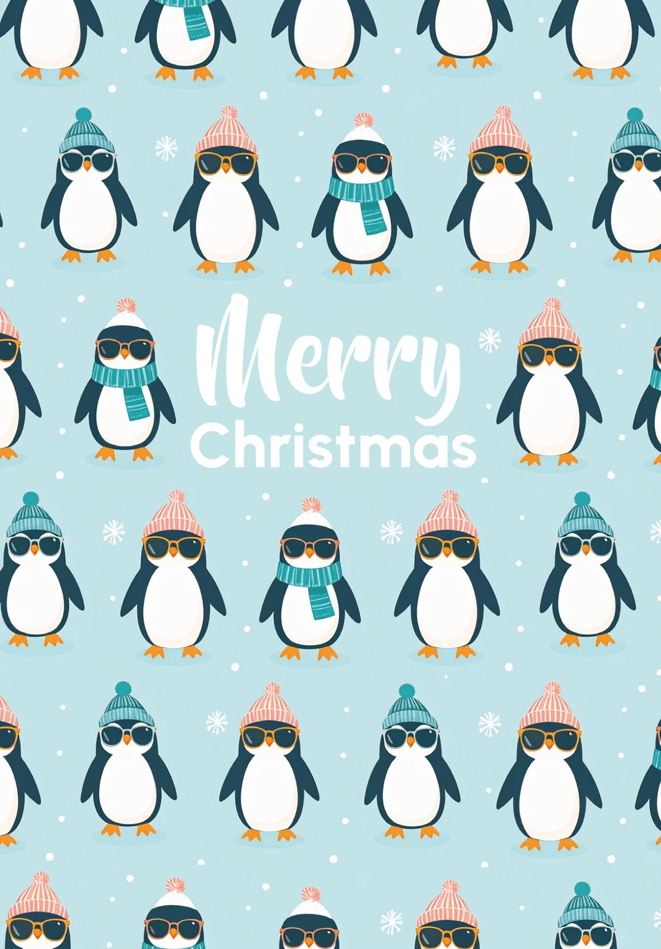 Merry Christmas - Penguin Pattern PDF - Image 2
