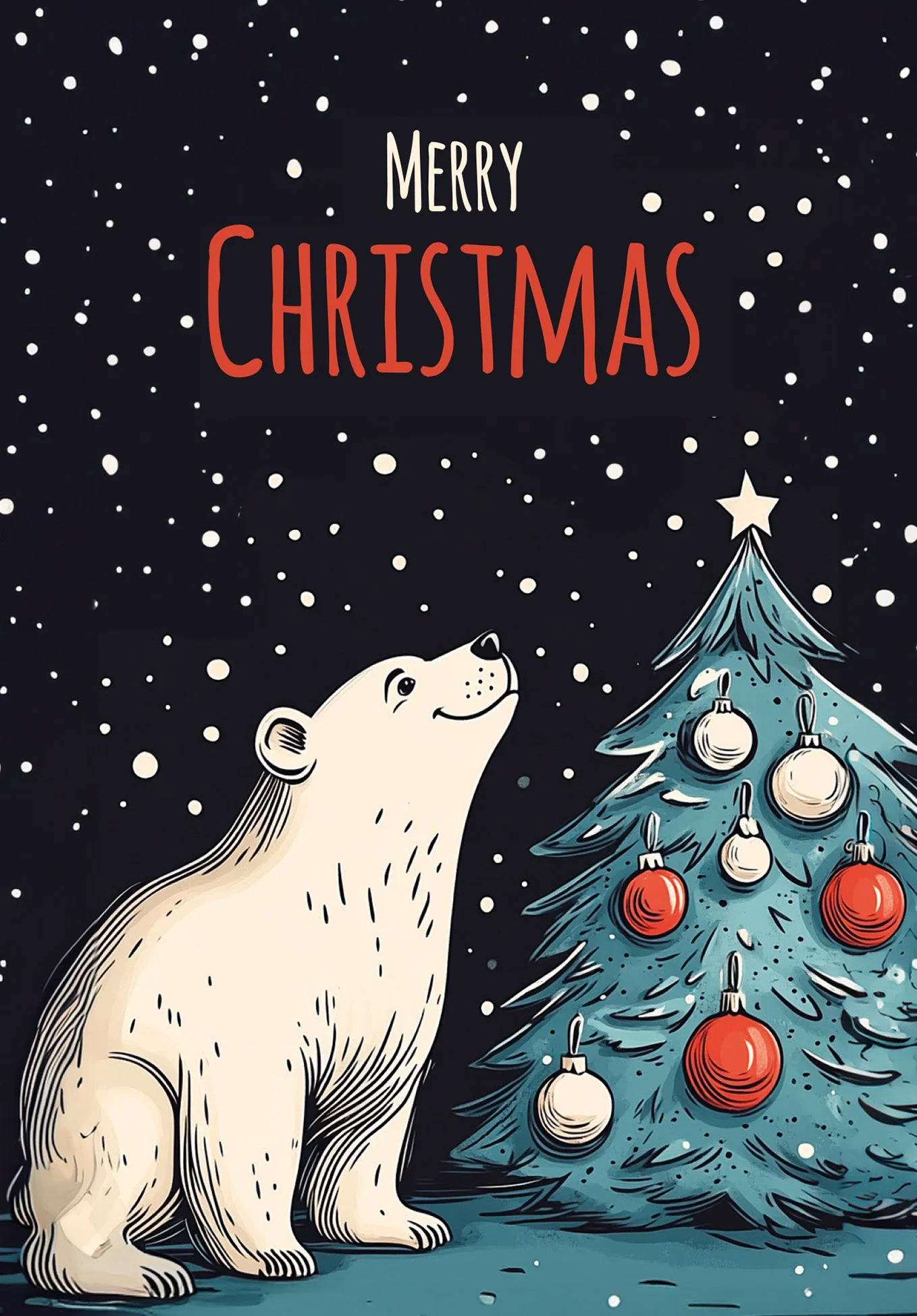 Merry Christmas - Polar Bear PDF - Image 2
