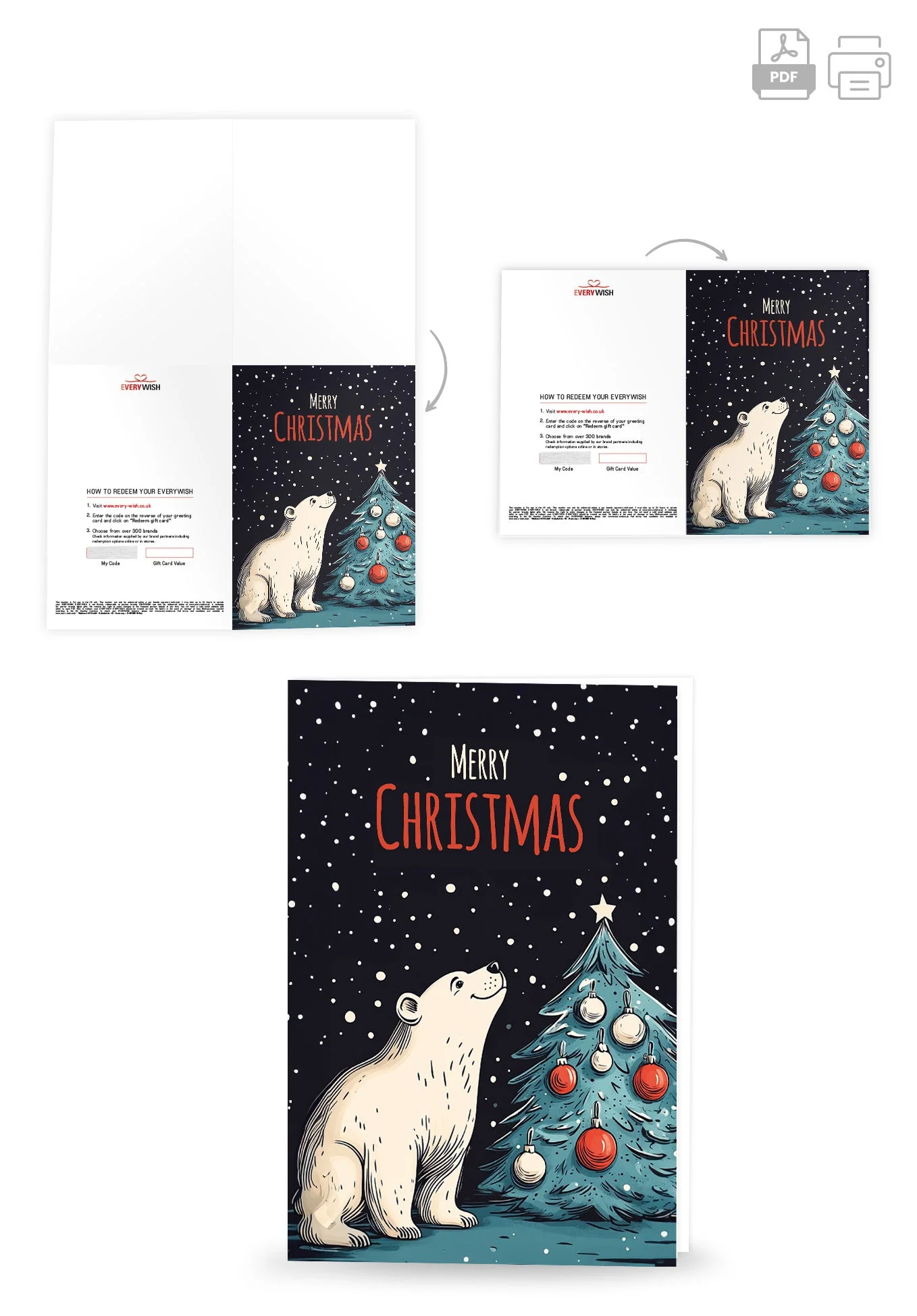 Merry Christmas - Polar Bear PDF - Image 4
