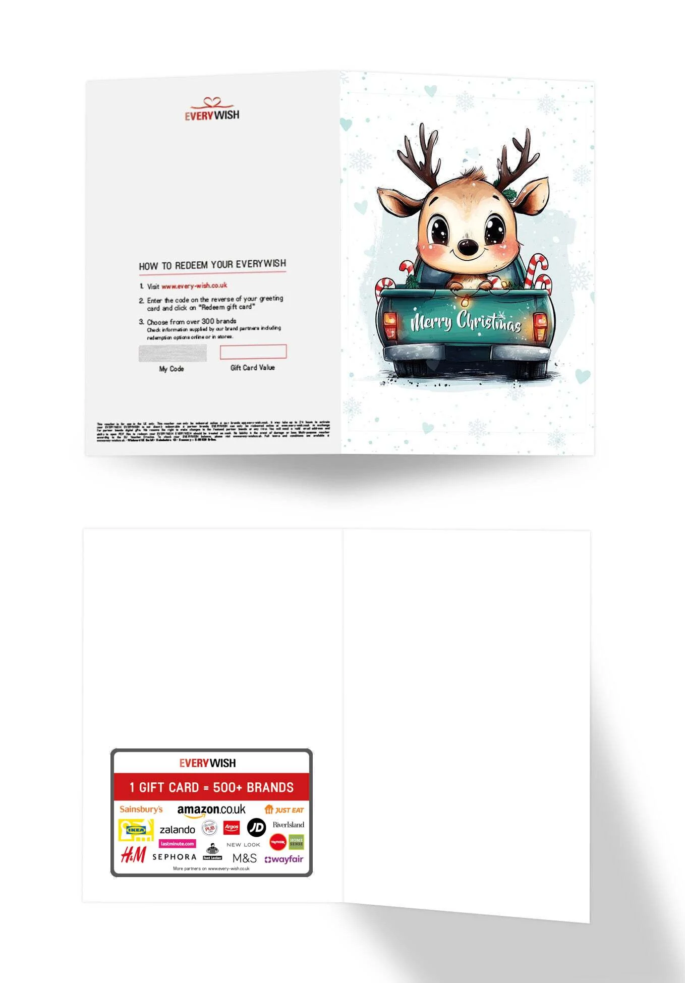 Merry Christmas - Reindeer Truck - Image 3
