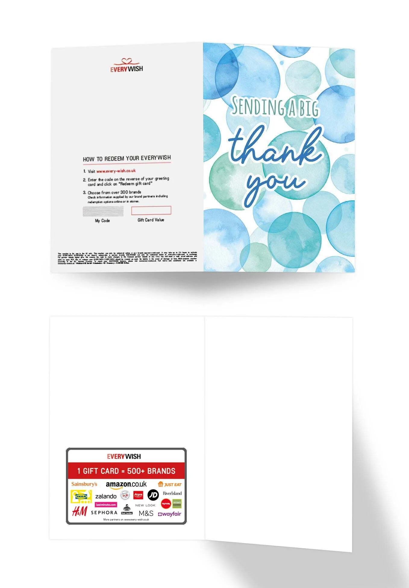Sending Thank you - Blue Bubbles PDF - Image 3