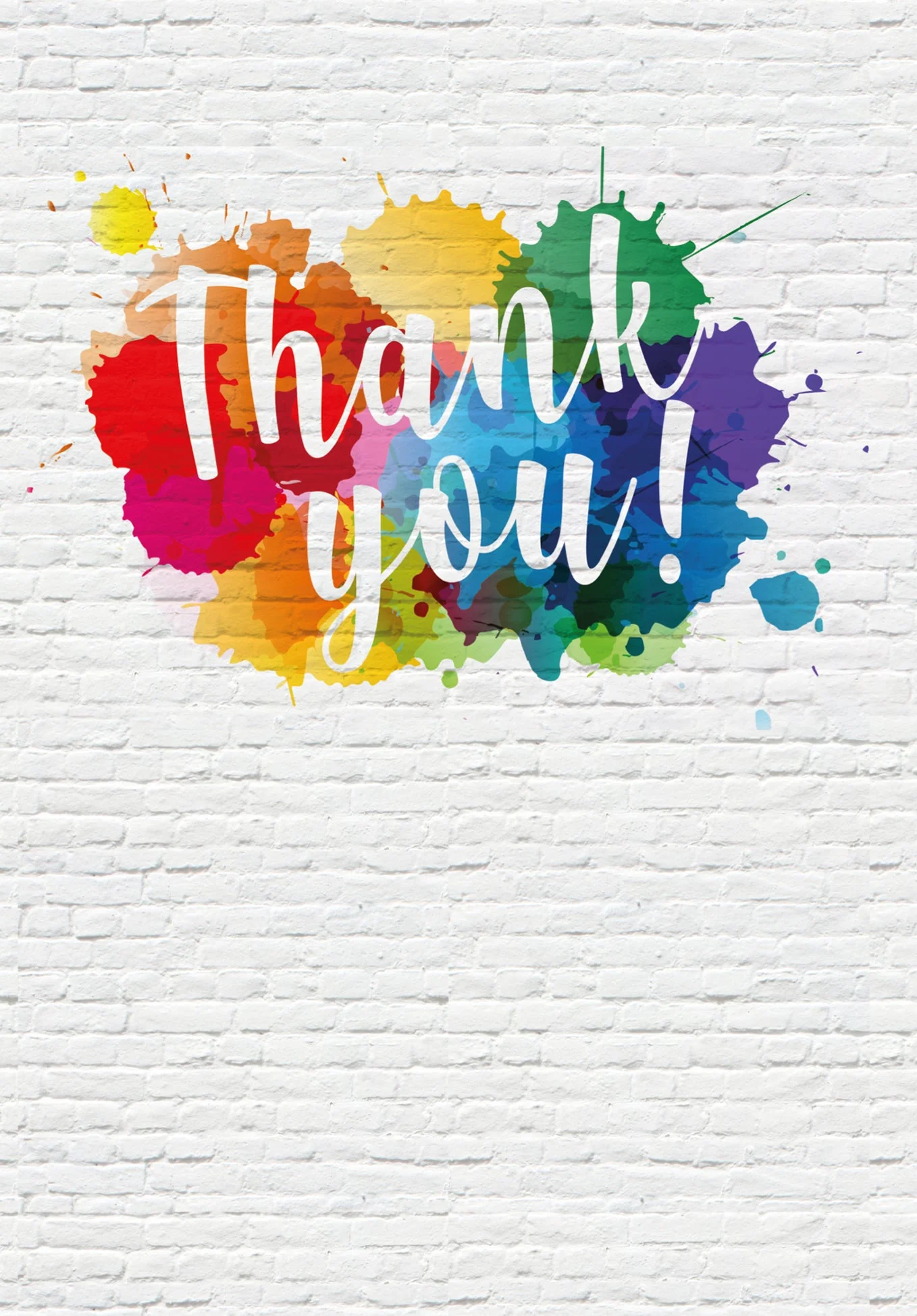 Thank you - Colourful splashes PDF - Image 2