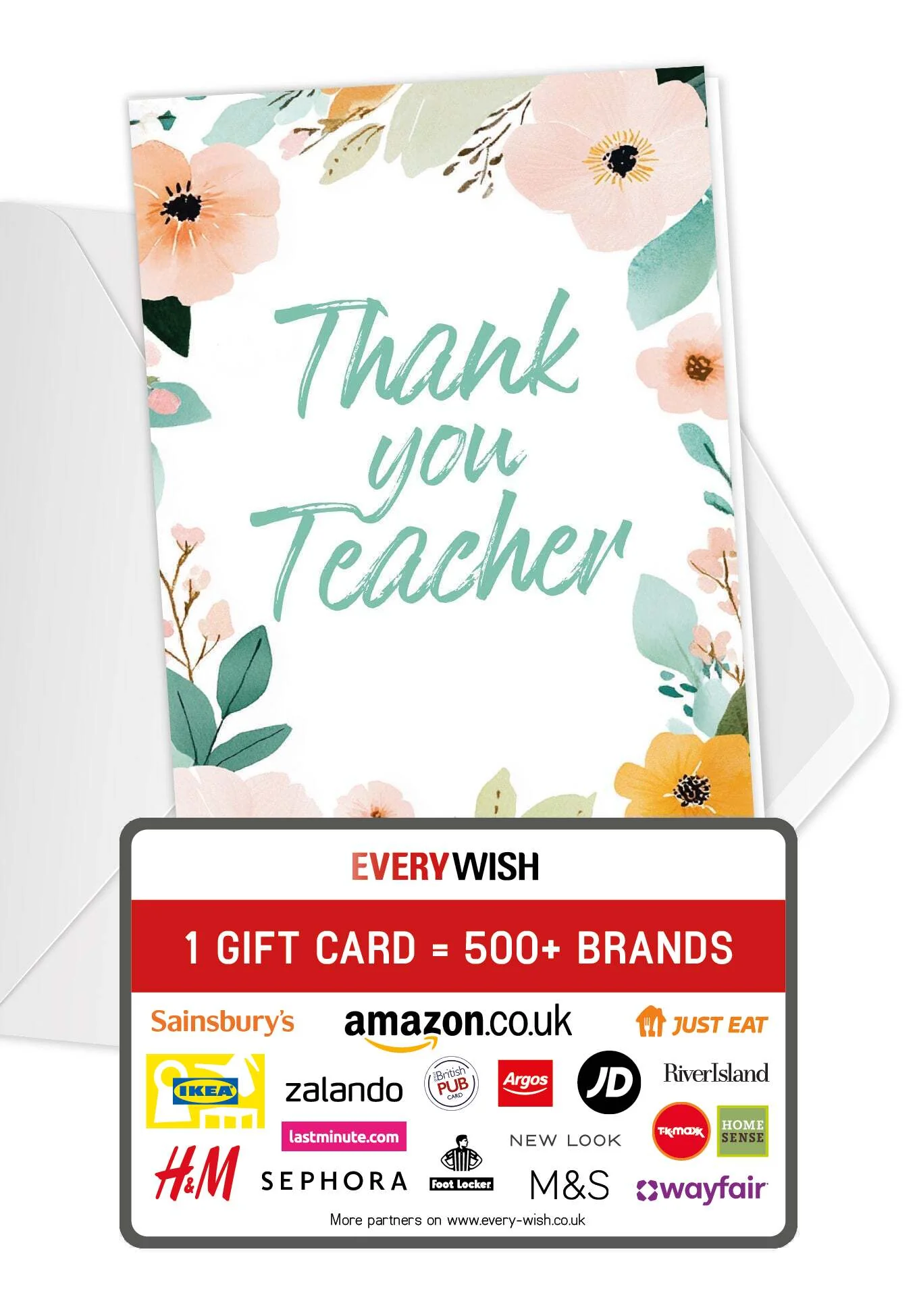 Thank you Teacher - Flower Wreath PDF