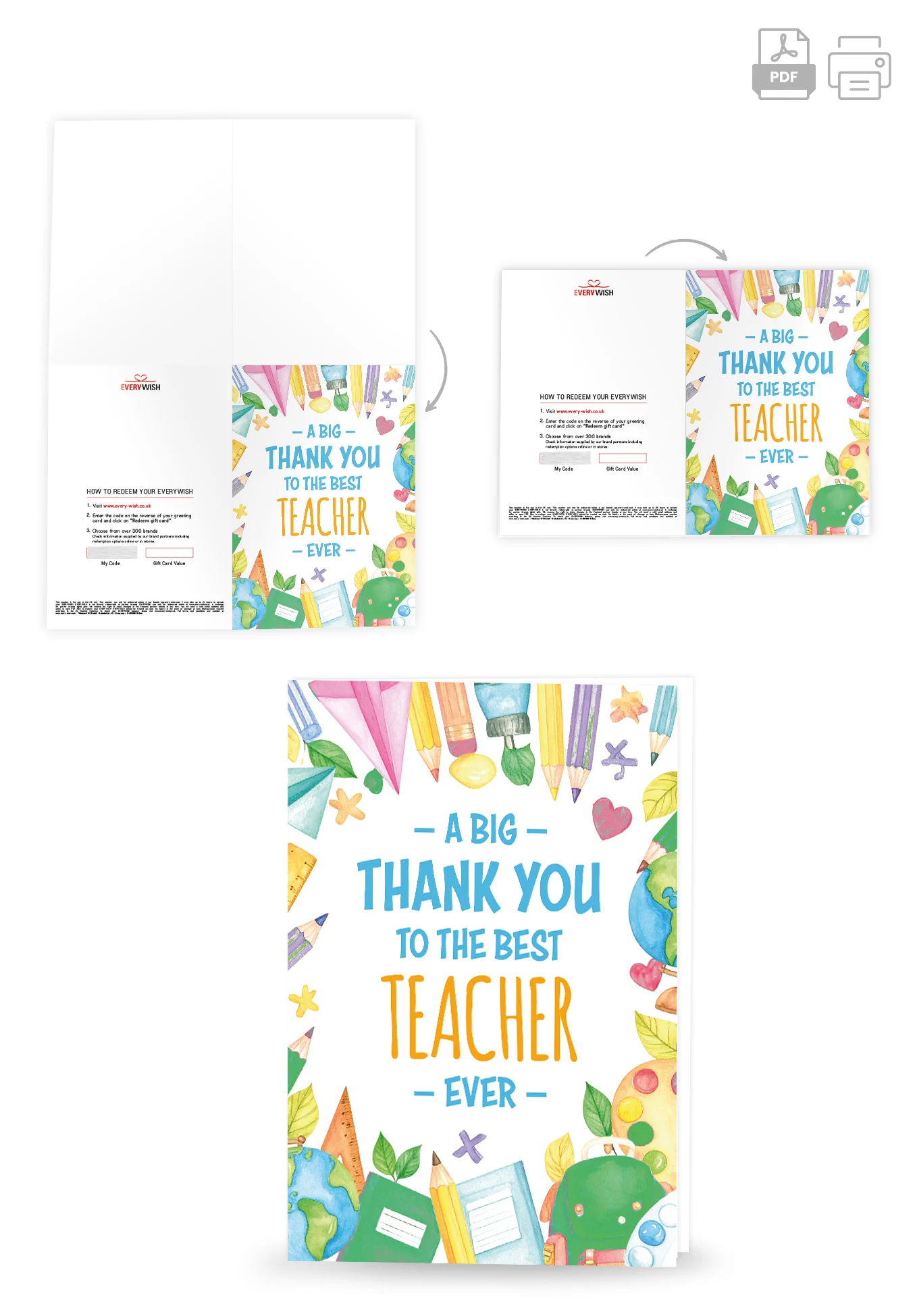 Thank you Teacher - School Supplies - Image 4