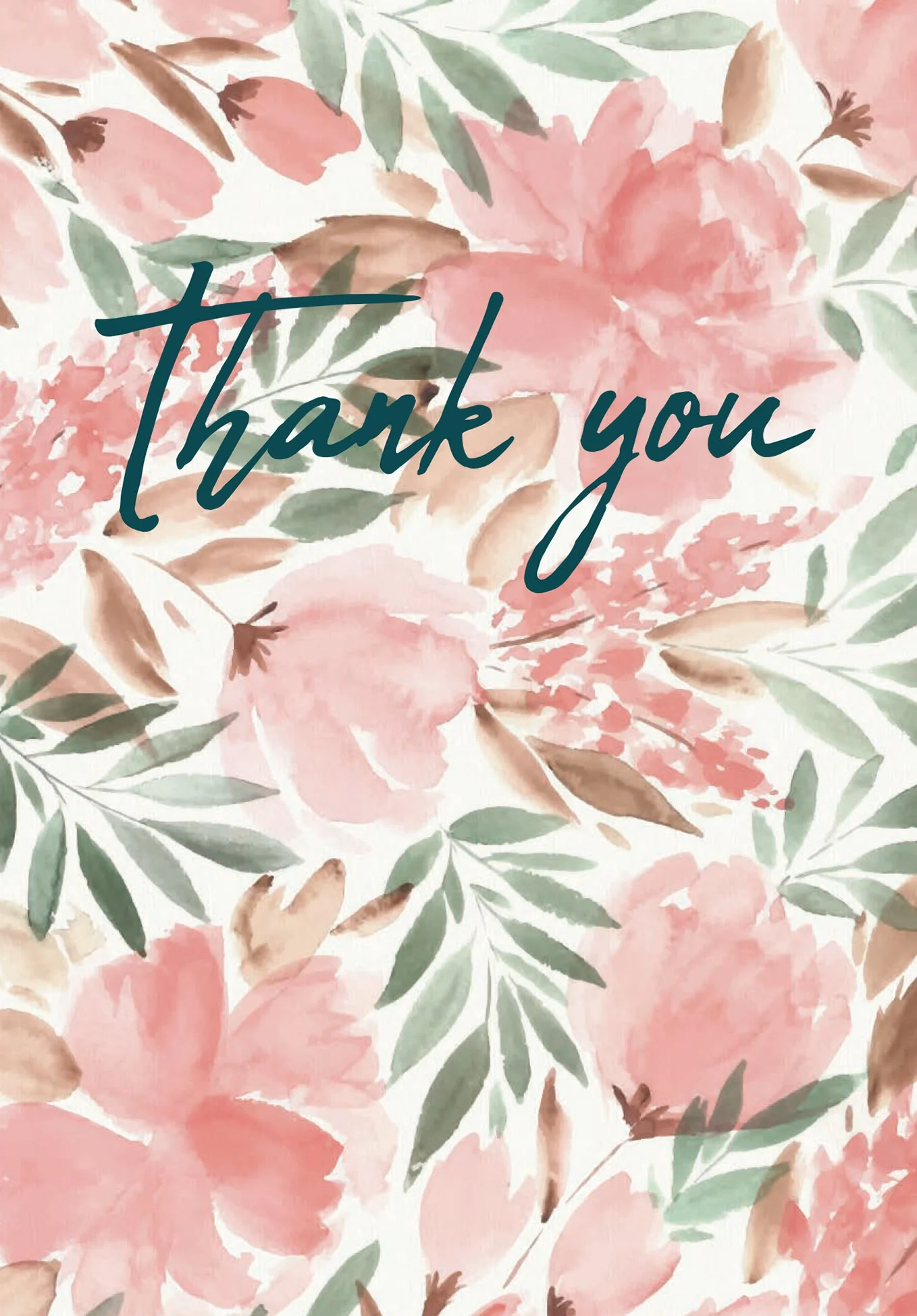 Thank you - Watercolour Flower PDF - Image 2