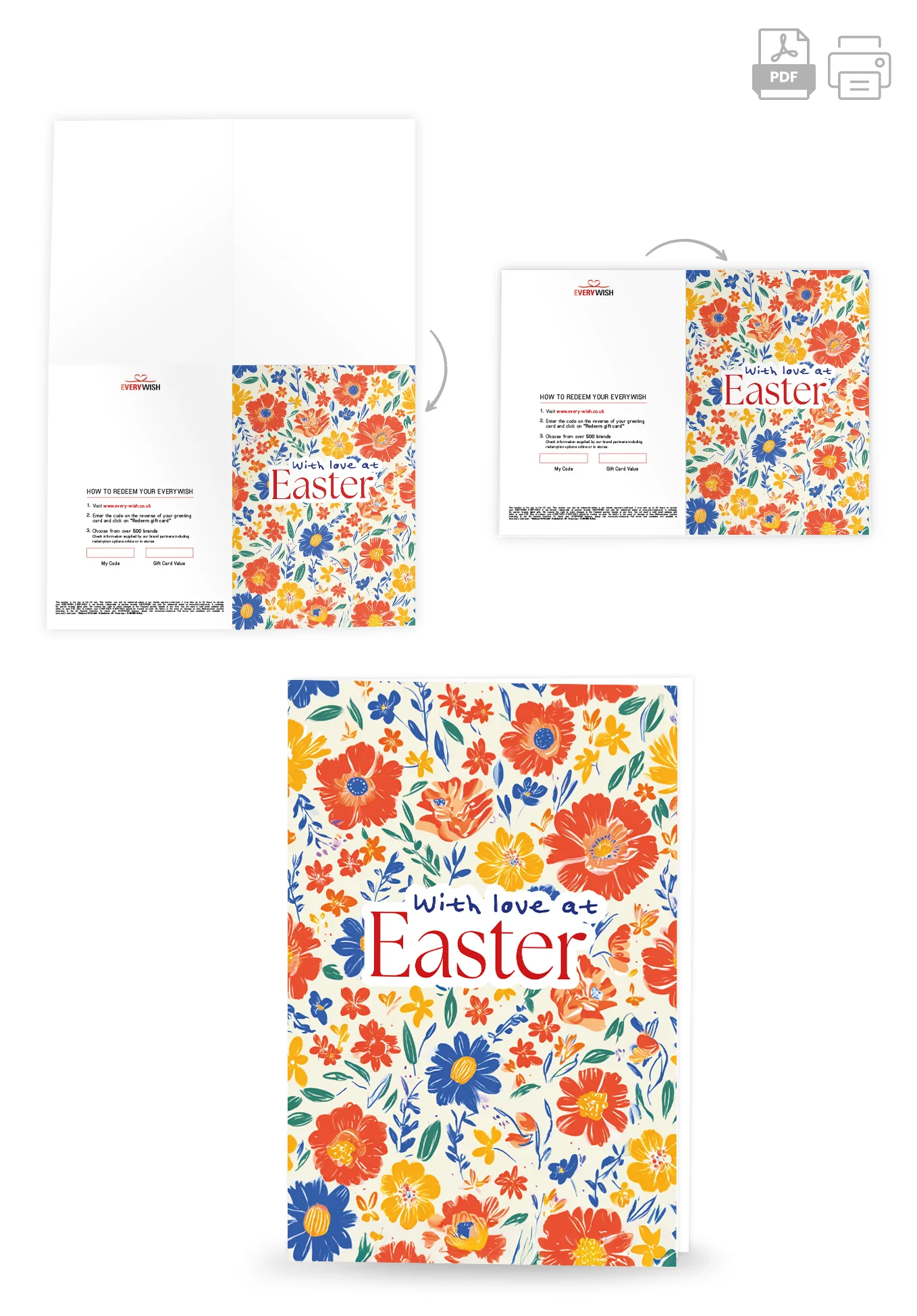 With love at Easter - Flower Pattern - Image 4